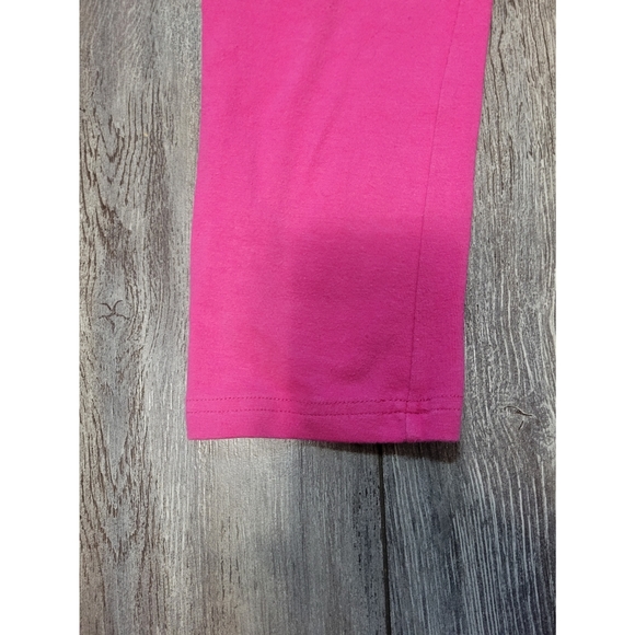 Pink Cropped Leggings - Picture 2 of 3